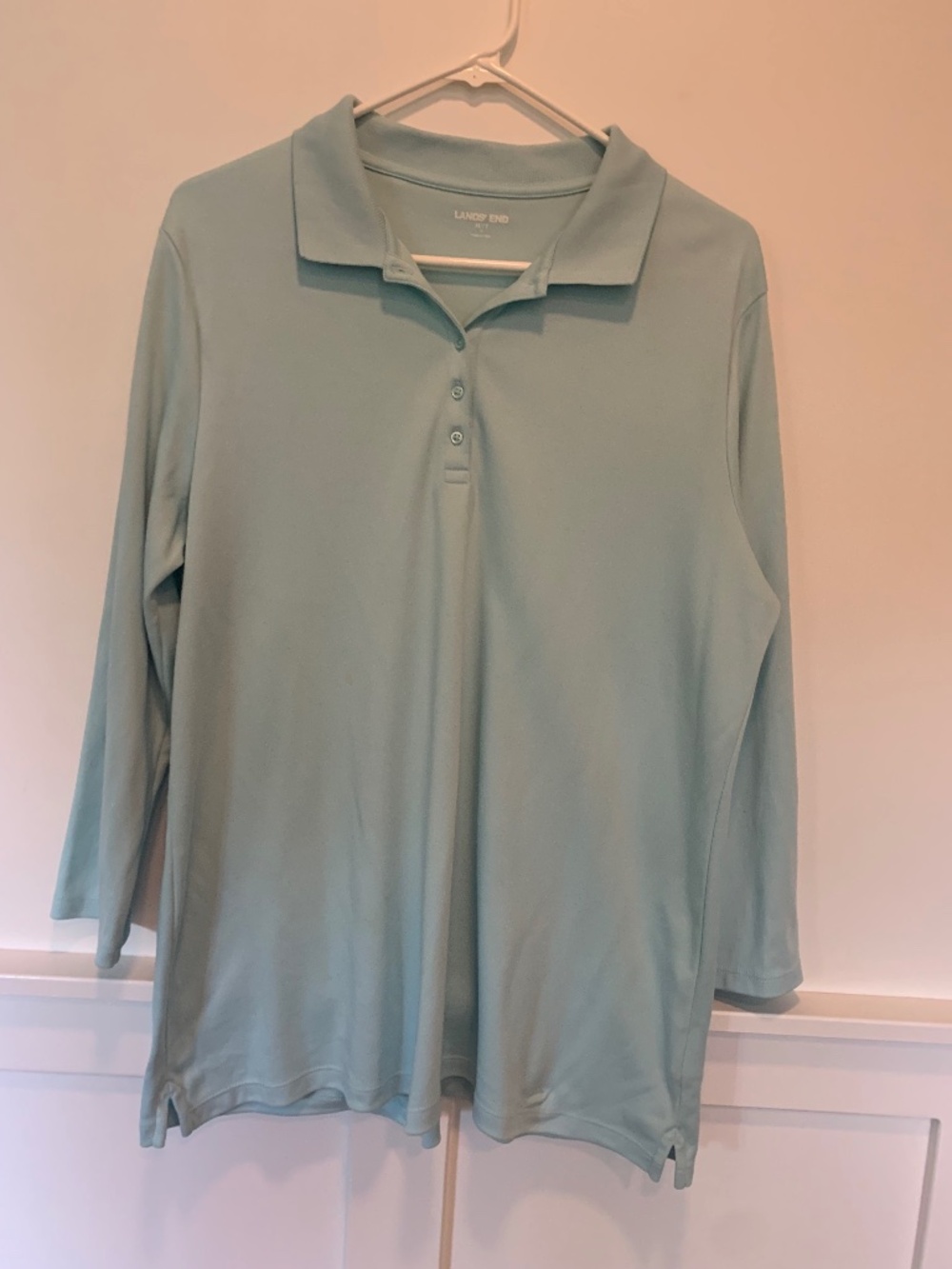 Lands’ End Pale Aqua Top